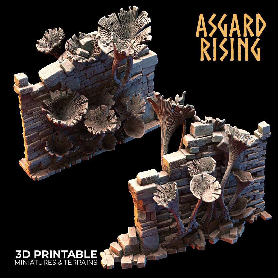 3D Printed Asgard Rising Fungi Ruins 28 32 mm Wargaming DnD - 3D Printing Boss 