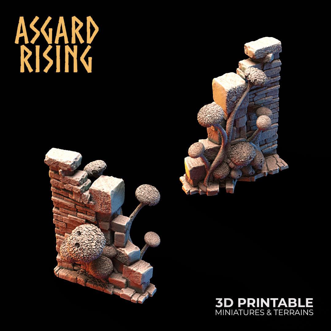 3D Printed Asgard Rising Fungi Ruins 28 32 mm Wargaming DnD - 3D Printing Boss 