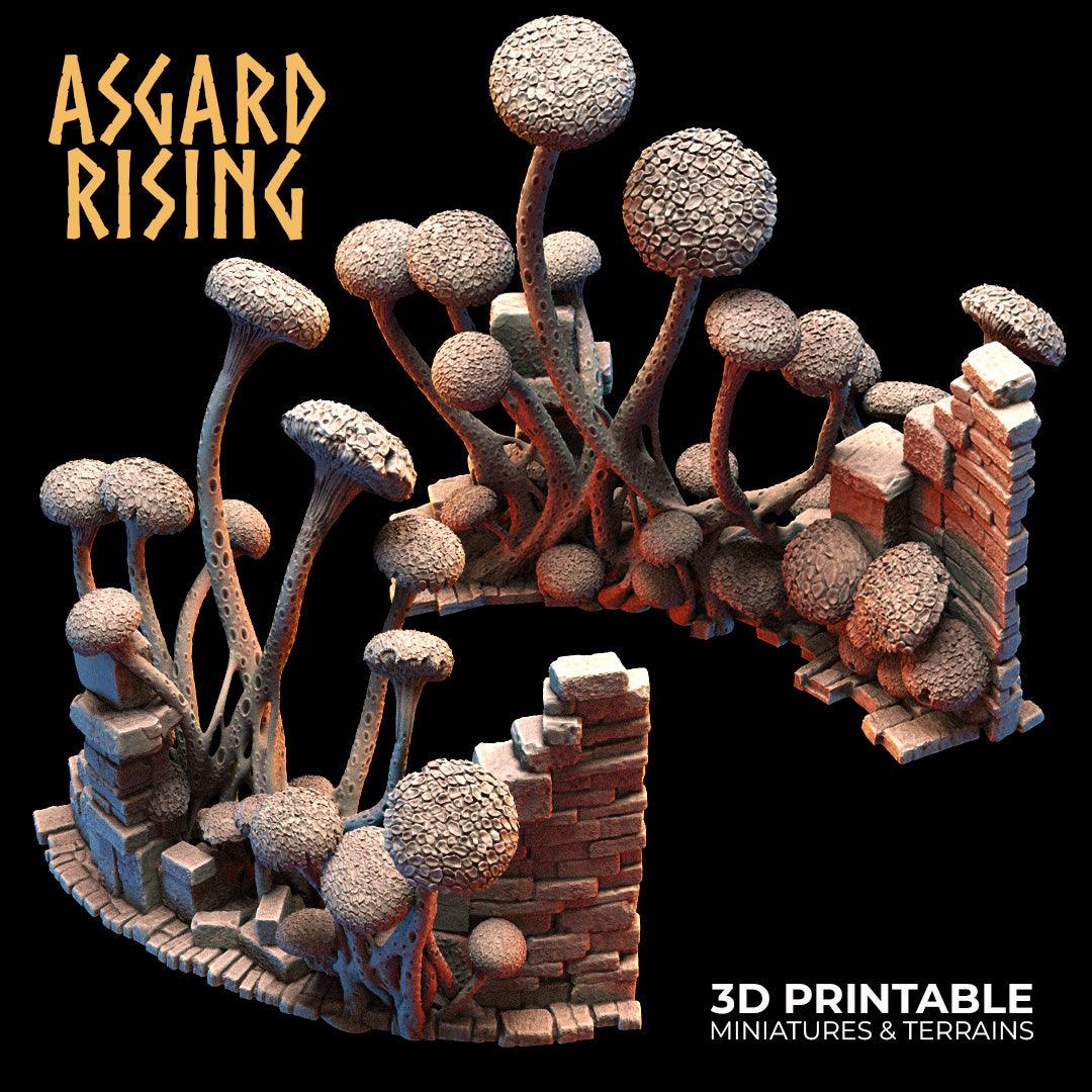 3D Printed Asgard Rising Fungi Ruins 28 32 mm Wargaming DnD - 3D Printing Boss 