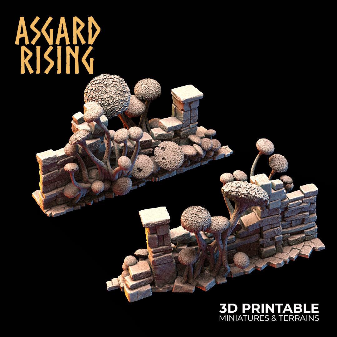 3D Printed Asgard Rising Fungi Ruins 28 32 mm Wargaming DnD - 3D Printing Boss 