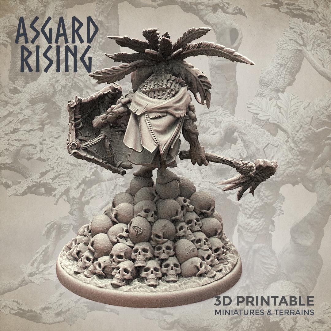 3D Printed Asgard Rising Goblin Chieftain 28mm-32mm Ragnarok D&D - 3D Printing Boss 