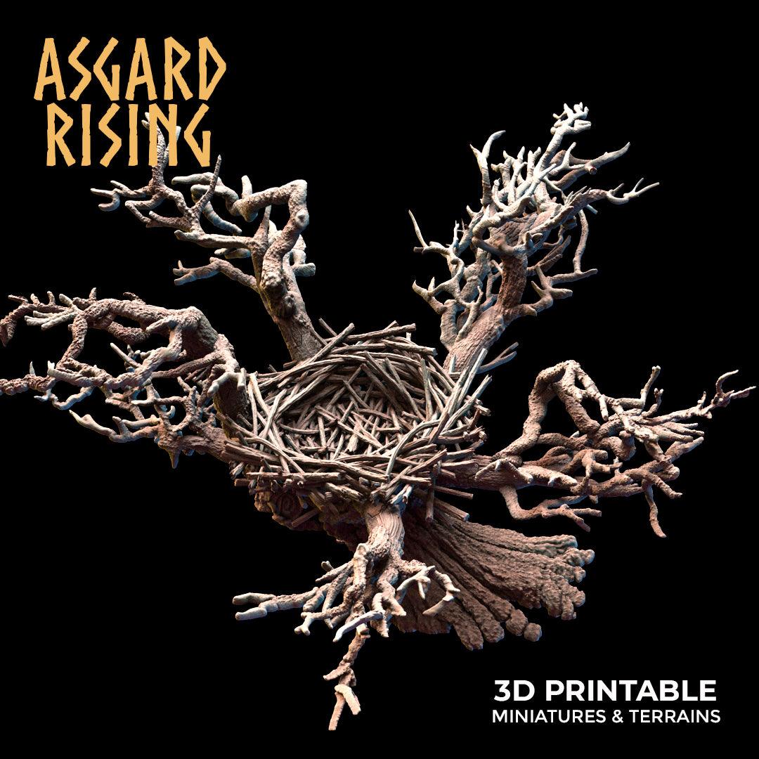 3D Printed Asgard Rising Griffin Nest Set - 32mm D&D - 3D Printing Boss 