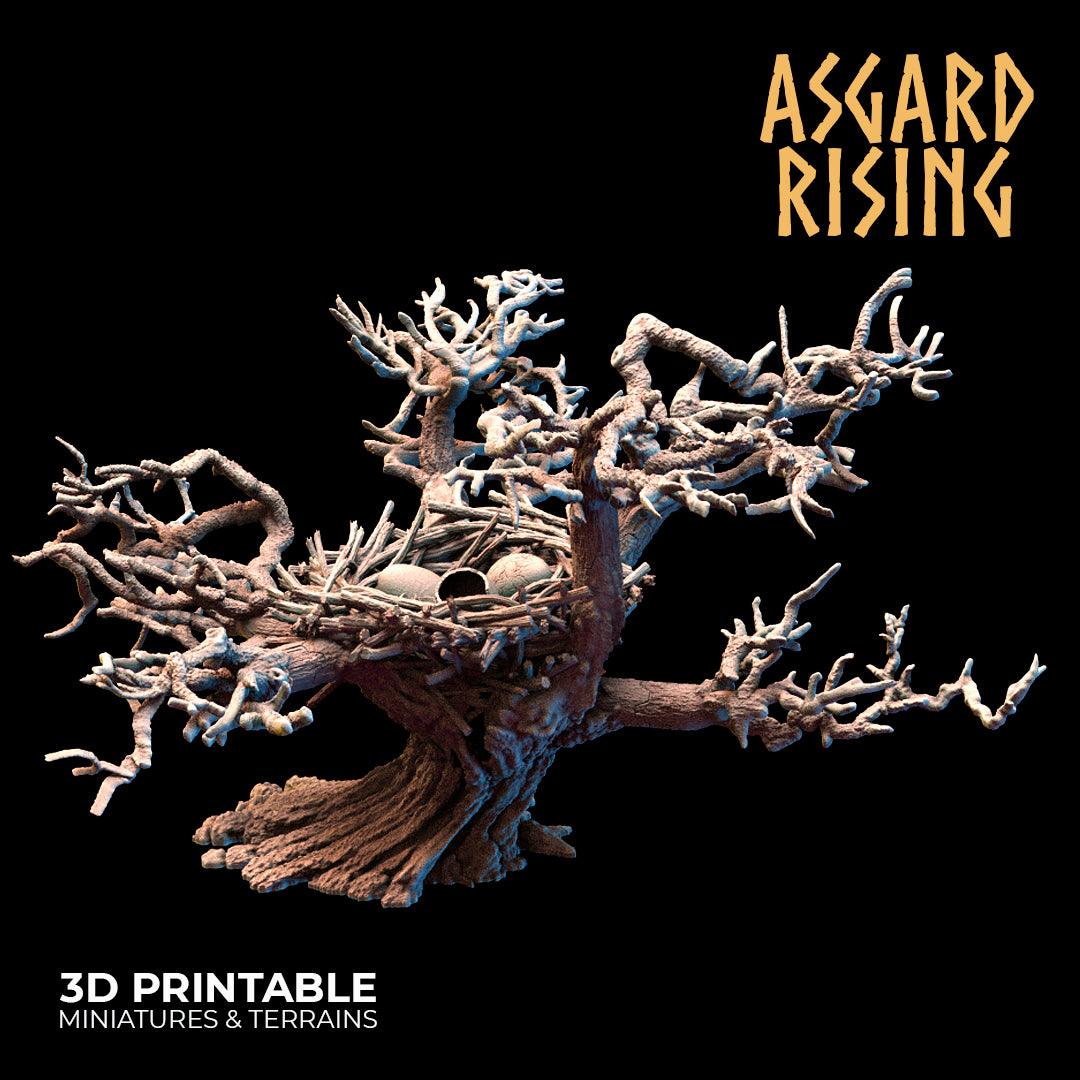 3D Printed Asgard Rising Griffin Nest Set - 32mm D&D - 3D Printing Boss 