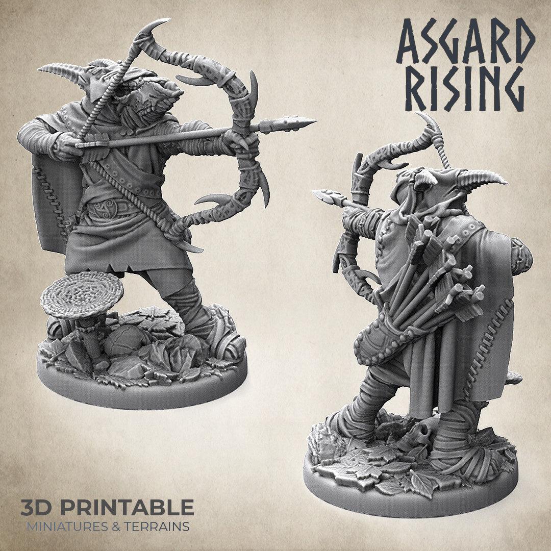 3D Printed Asgard Rising Hunter of the Mountain King 28mm - 32mm Ragnarok D&D - 3D Printing Boss 