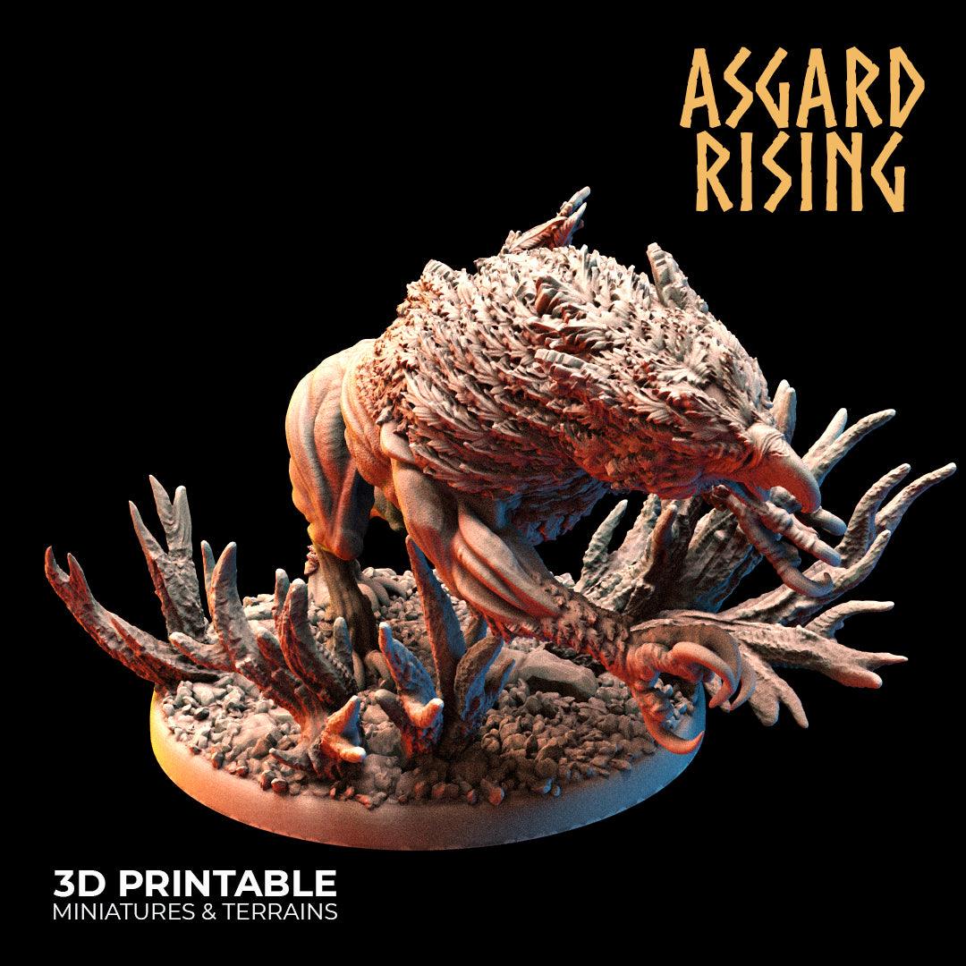 3D Printed Asgard Rising Keythong Wingless Griffin Set - 32mm D&D - 3D Printing Boss 