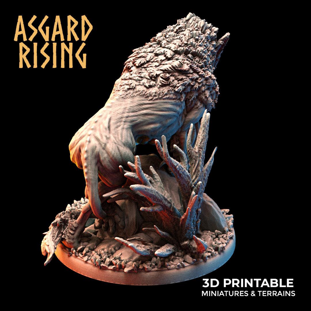 3D Printed Asgard Rising Keythong Wingless Griffin Set - 32mm D&D - 3D Printing Boss 
