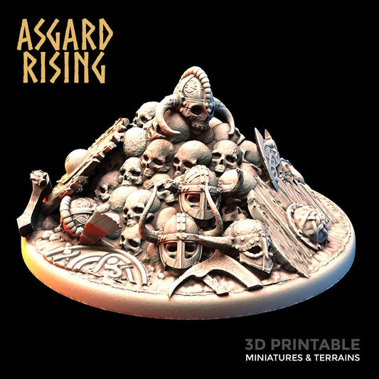 3D Printed Asgard Rising Pillar of Shame Marker 28mm-32mm Ragnarok D&D - 3D Printing Boss 