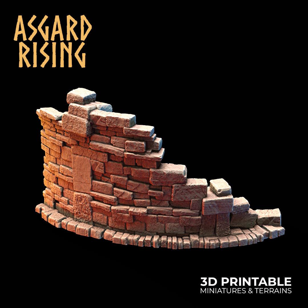 3D Printed Asgard Rising Small Ruins 28 32 mm Wargaming DnD - 3D Printing Boss 