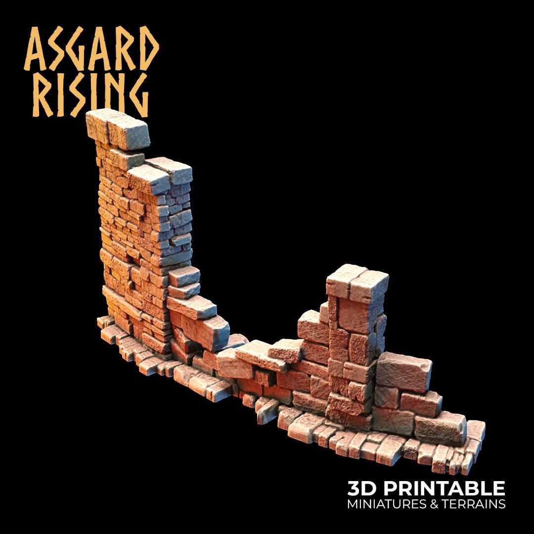 3D Printed Asgard Rising Small Ruins 28 32 mm Wargaming DnD - 3D Printing Boss 