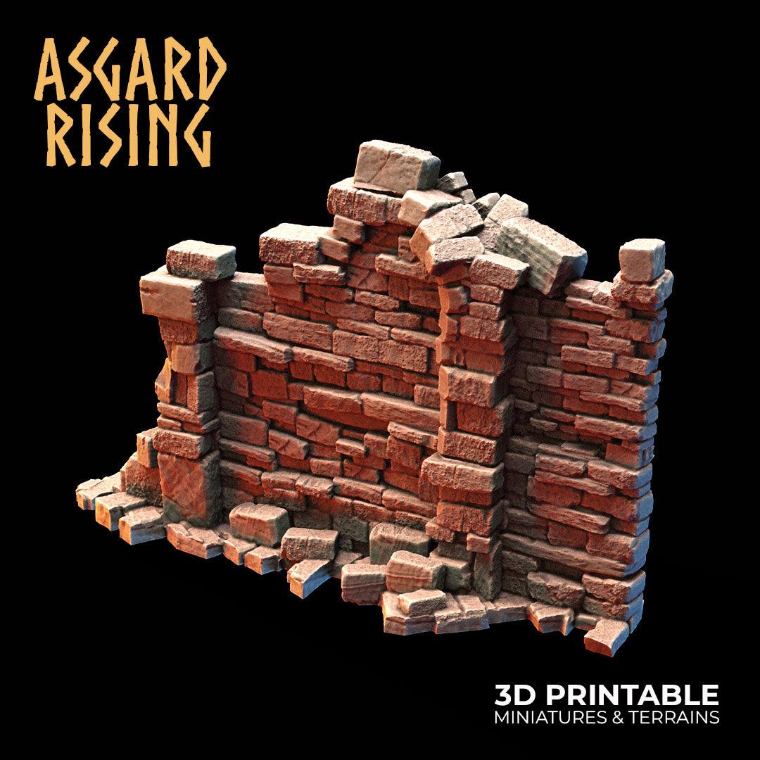 3D Printed Asgard Rising Small Ruins 28 32 mm Wargaming DnD - 3D Printing Boss 