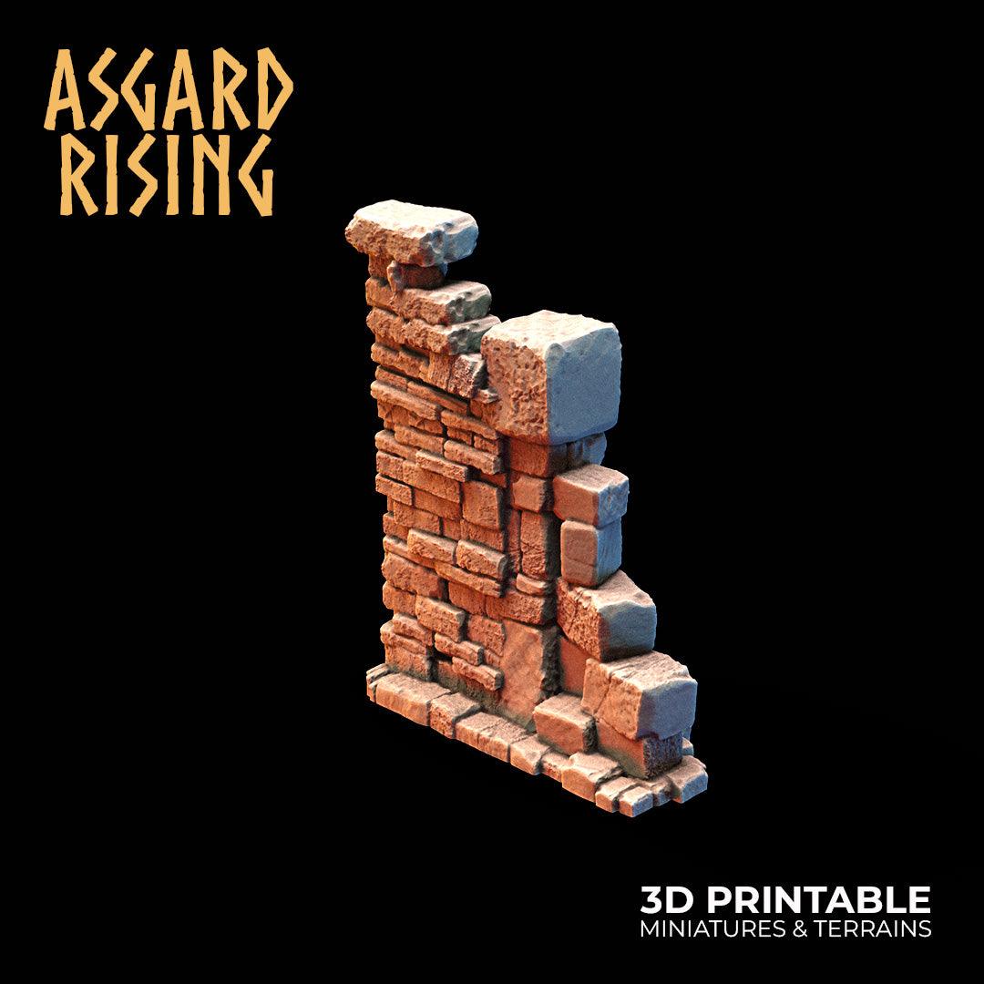 3D Printed Asgard Rising Small Ruins 28 32 mm Wargaming DnD - 3D Printing Boss 