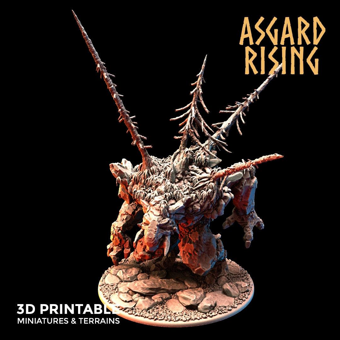 3D Printed Asgard Rising Stone Troll Idol 28mm 32mm D&D - 3D Printing Boss 