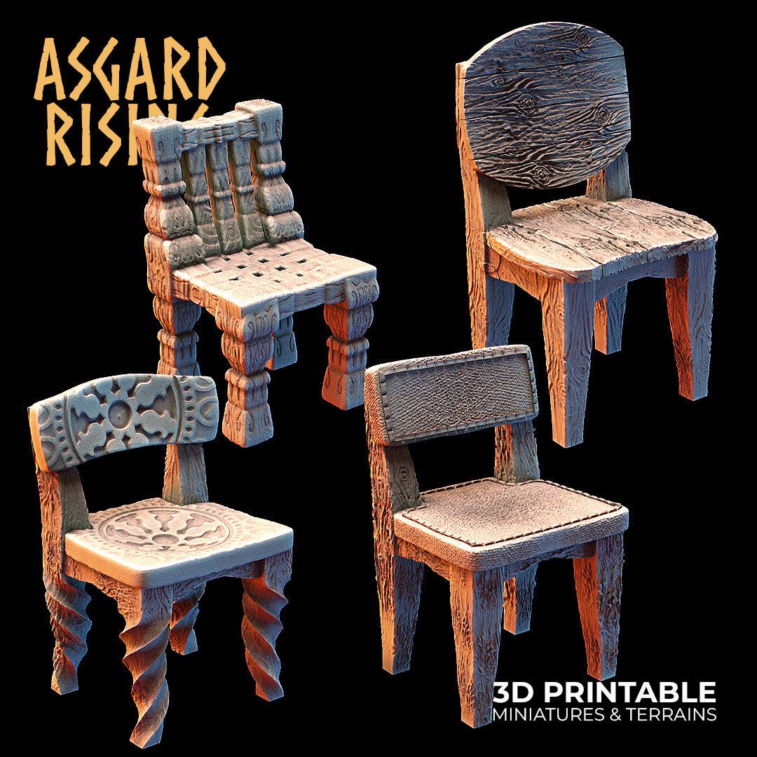 3D Printed Asgard Rising Tavern Modular Terrain Set 28mm - 32mm - 3D Printing Boss 