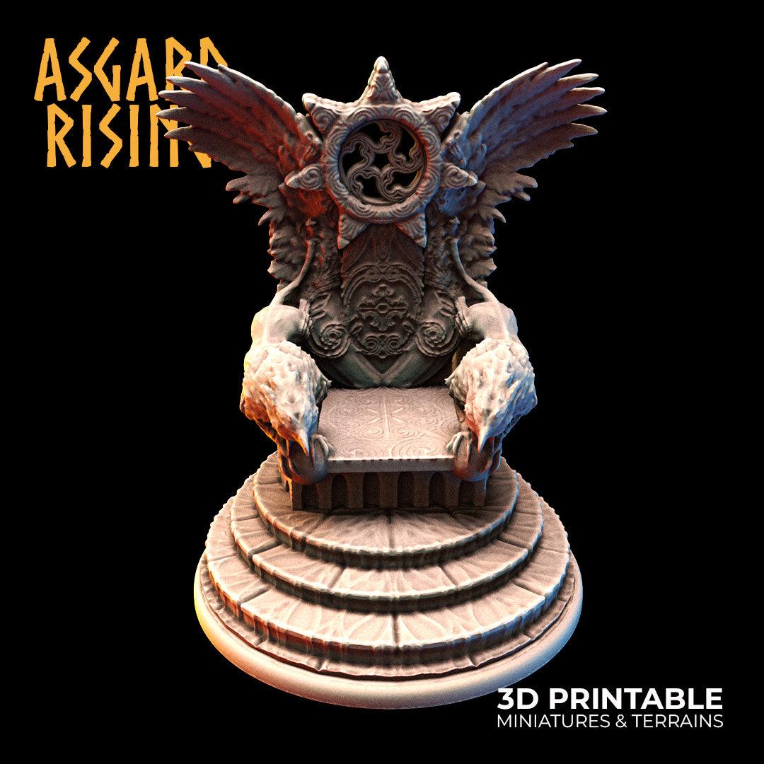 3D Printed Asgard Rising Throne of the Wind 28 32mm Wargaming DnD - 3D Printing Boss 