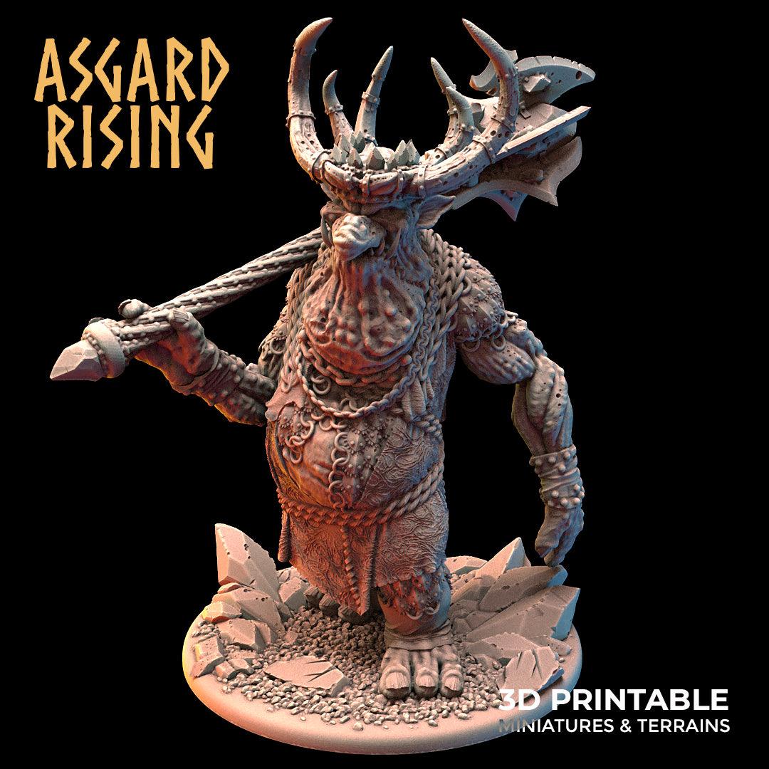 3D Printed Asgard Rising Trollfolk Mountain King | 32mm D&D - 3D Printing Boss 