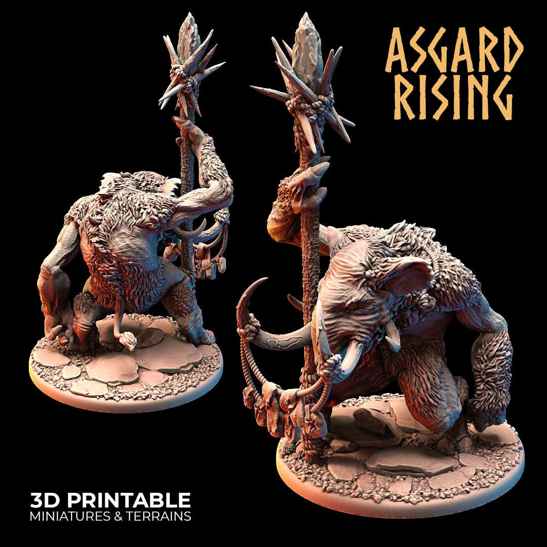 3D Printed Asgard Rising Tundra Trolls Set 28 32mm Ragnarok D&D - 3D Printing Boss 