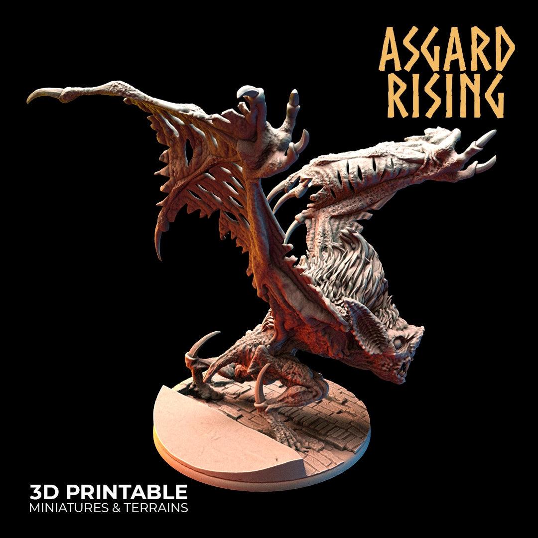 3D Printed Asgard Rising Varkolak Undead Creature 28mm - 32mm D&D - 3D Printing Boss 