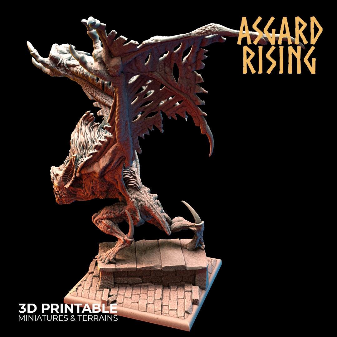 3D Printed Asgard Rising Varkolak Undead Creature 28mm - 32mm D&D - 3D Printing Boss 