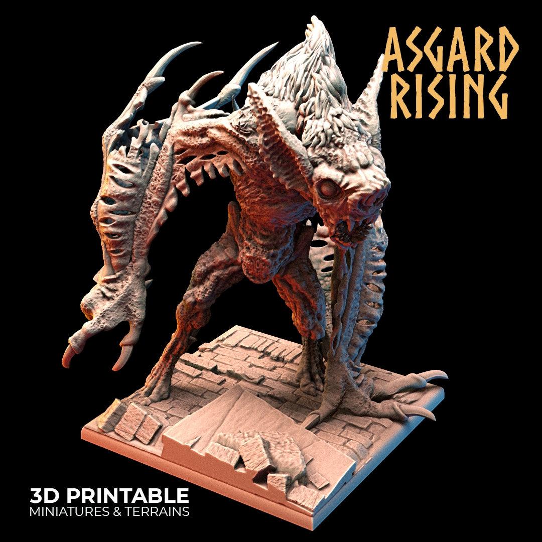 3D Printed Asgard Rising Varkolak Undead Creature 28mm - 32mm D&D - 3D Printing Boss 