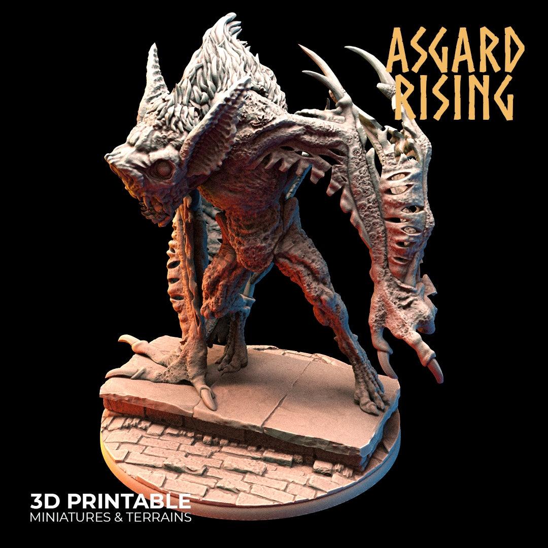 3D Printed Asgard Rising Varkolak Undead Creature 28mm - 32mm D&D - 3D Printing Boss 