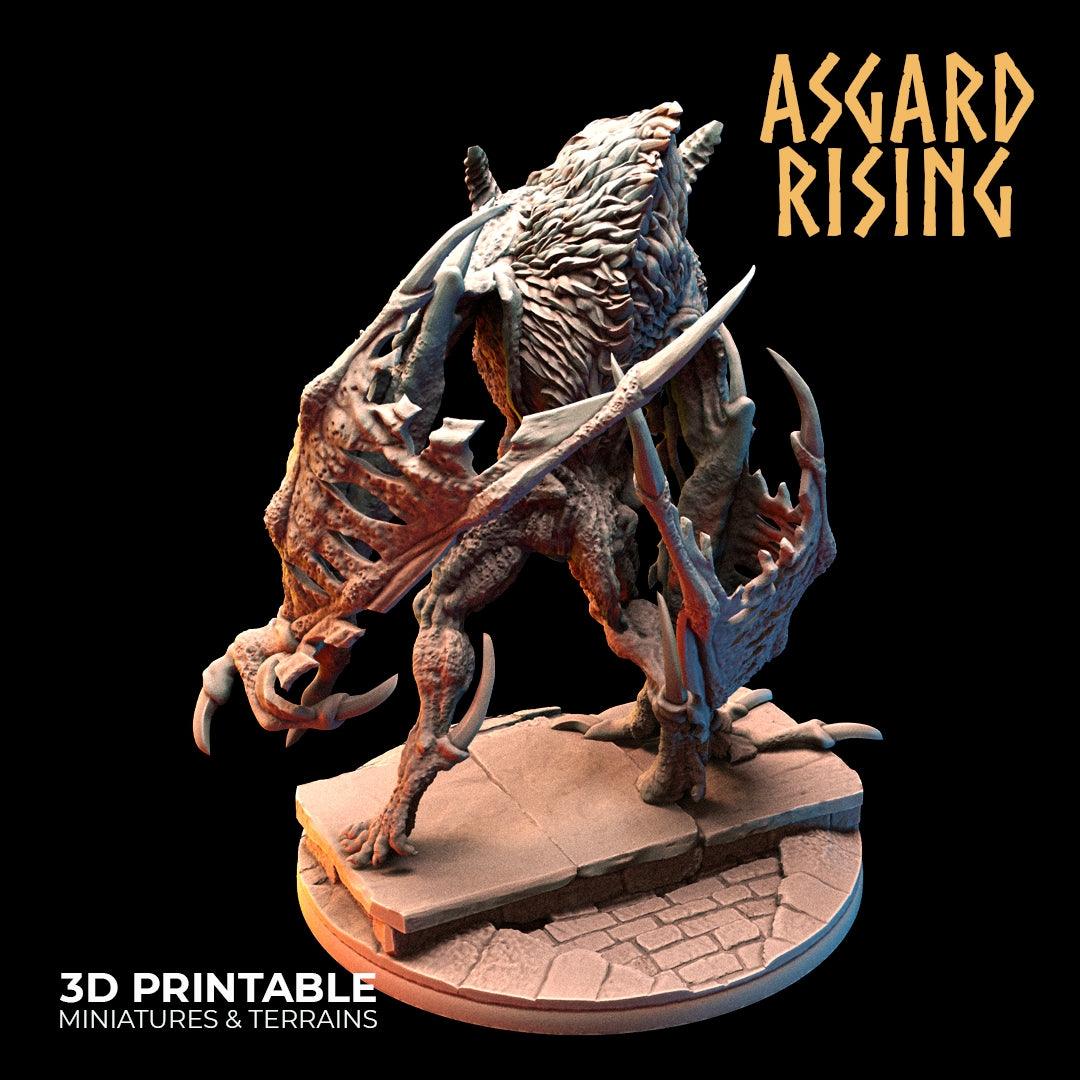 3D Printed Asgard Rising Varkolak Undead Creature 28mm - 32mm D&D - 3D Printing Boss 