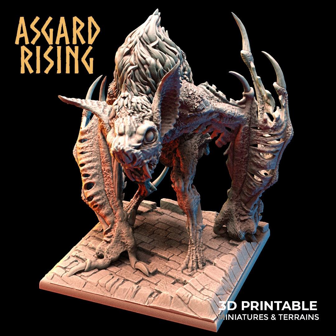 3D Printed Asgard Rising Varkolak Undead Creature 28mm - 32mm D&D - 3D Printing Boss 
