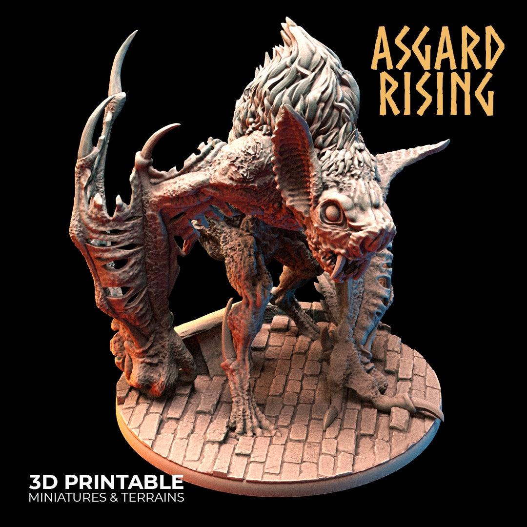 3D Printed Asgard Rising Varkolak Undead Creature 28mm - 32mm D&D - 3D Printing Boss 