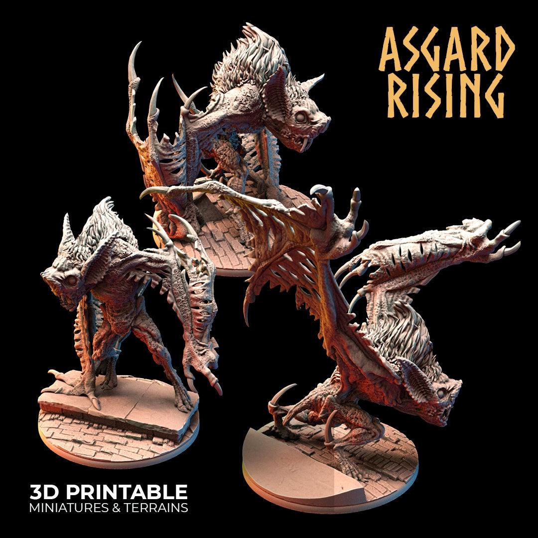 3D Printed Asgard Rising Varkolak Undead Creature 28mm - 32mm D&D - 3D Printing Boss 