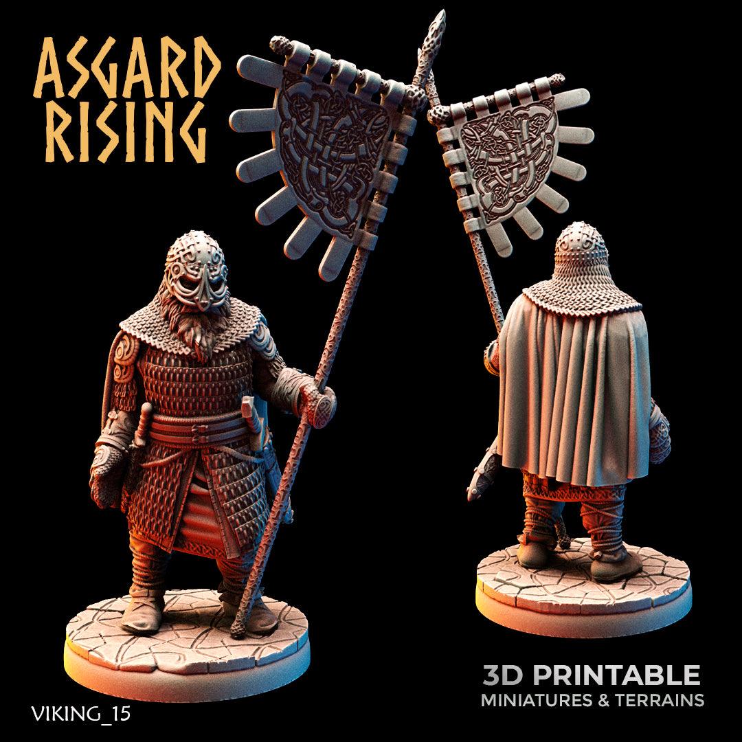3D Printed Asgard Rising Viking Huscarls 28mm - 32mm - 3D Printing Boss 
