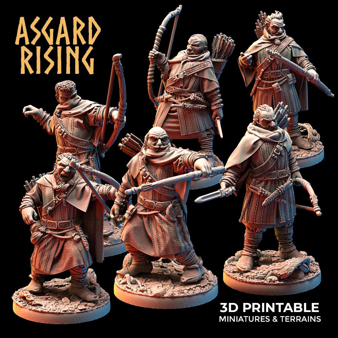 3D Printed Asgard Rising Viking Rangers 28 32 mm Wargaming DnD - 3D Printing Boss 