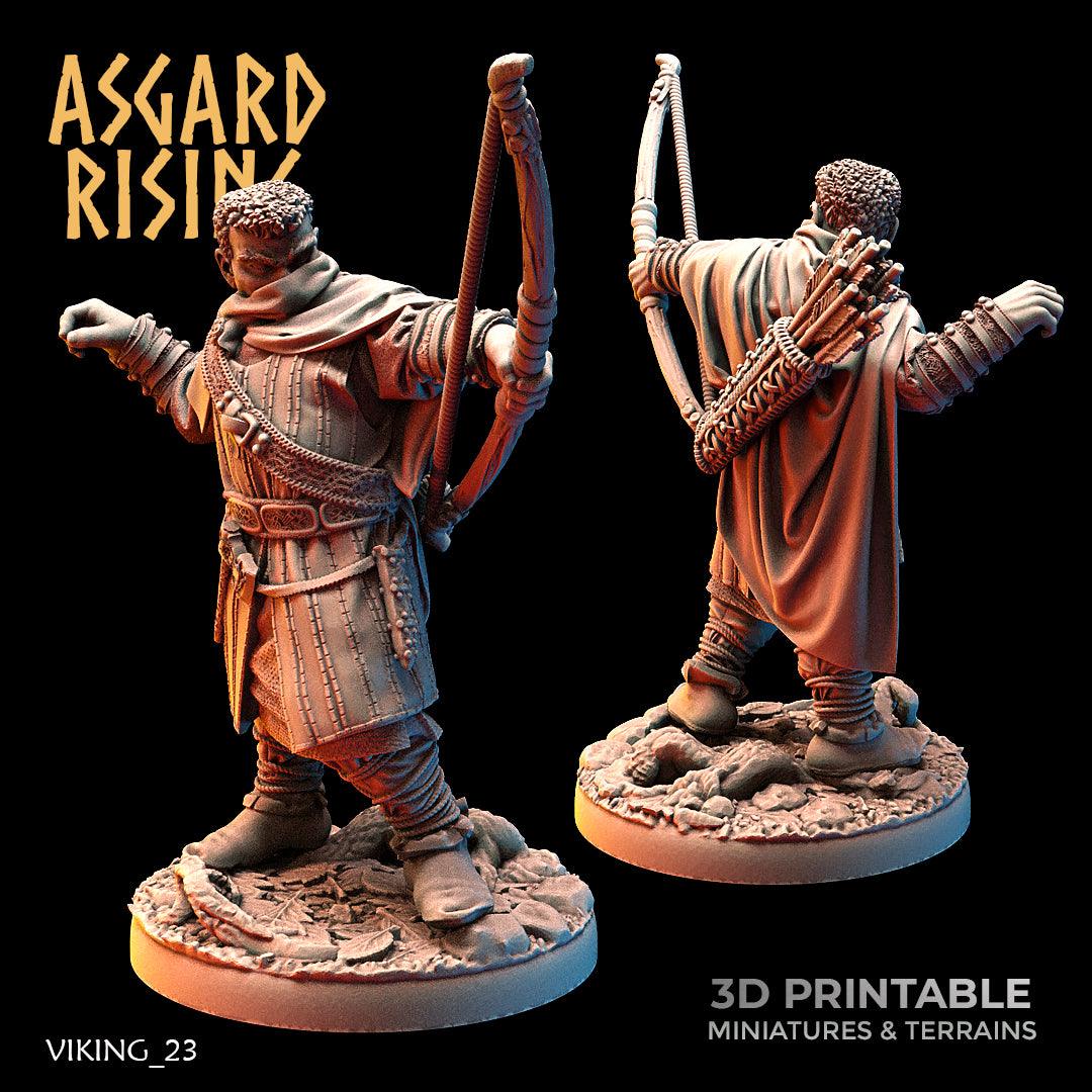 3D Printed Asgard Rising Viking Rangers 28 32 mm Wargaming DnD - 3D Printing Boss 