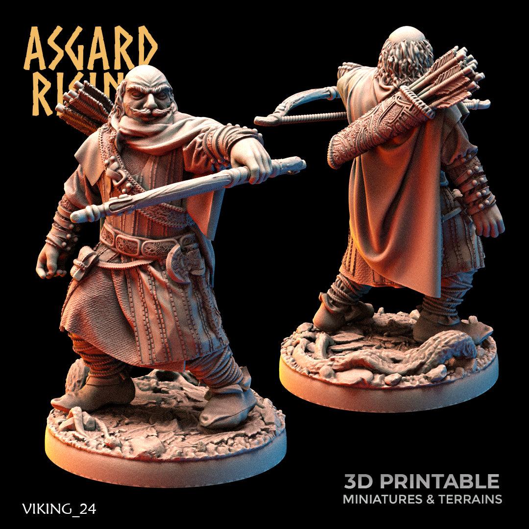 3D Printed Asgard Rising Viking Rangers 28 32 mm Wargaming DnD - 3D Printing Boss 
