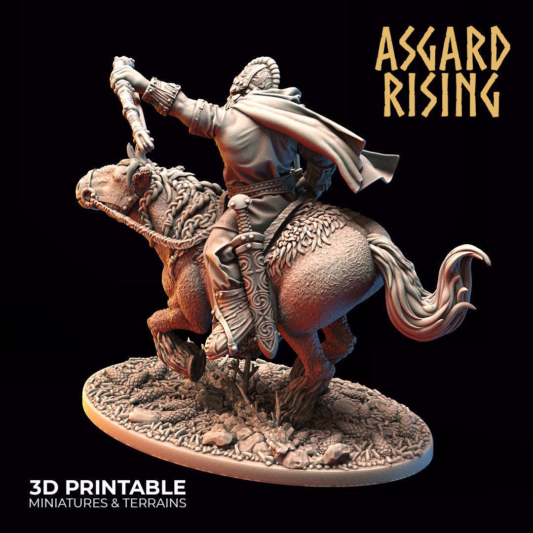 3D Printed Asgard Rising Viking Riders Modular Warband 28mm - 32mm - 3D Printing Boss 