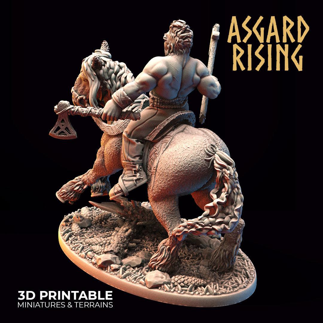 3D Printed Asgard Rising Viking Riders Modular Warband 28mm - 32mm - 3D Printing Boss 