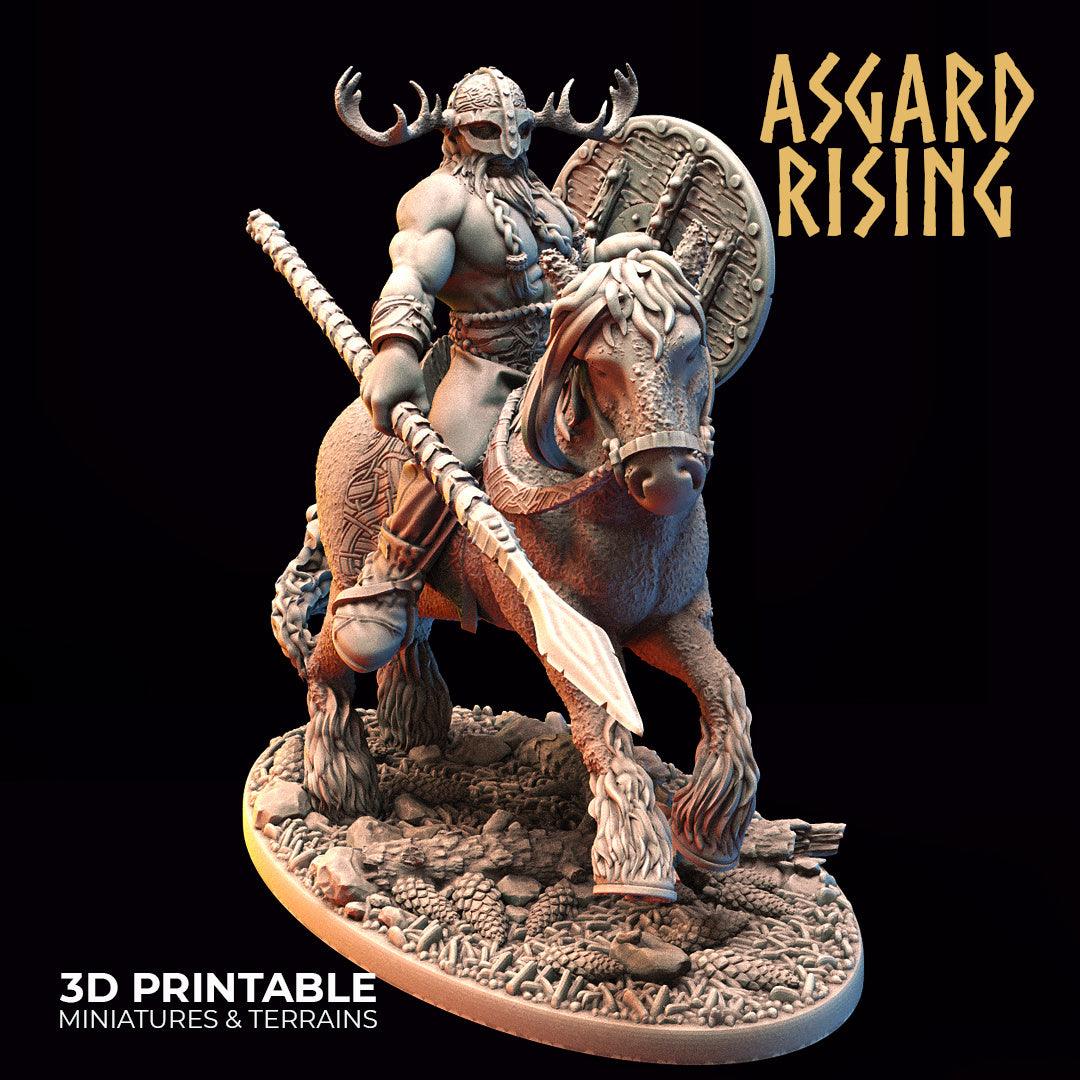 3D Printed Asgard Rising Viking Riders Modular Warband 28mm - 32mm - 3D Printing Boss 