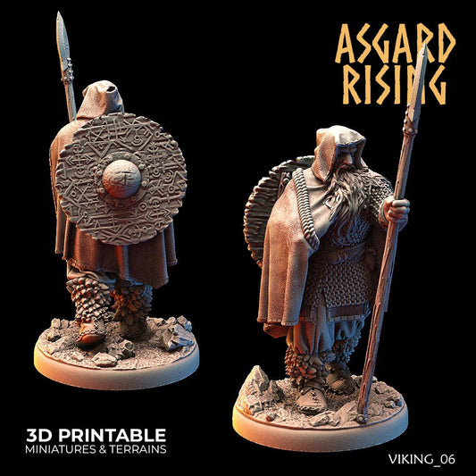 3D Printed Asgard Rising Vikings of the White Bear Clan Hideout Keepers 28mm - 32mm - 3D Printing Boss 