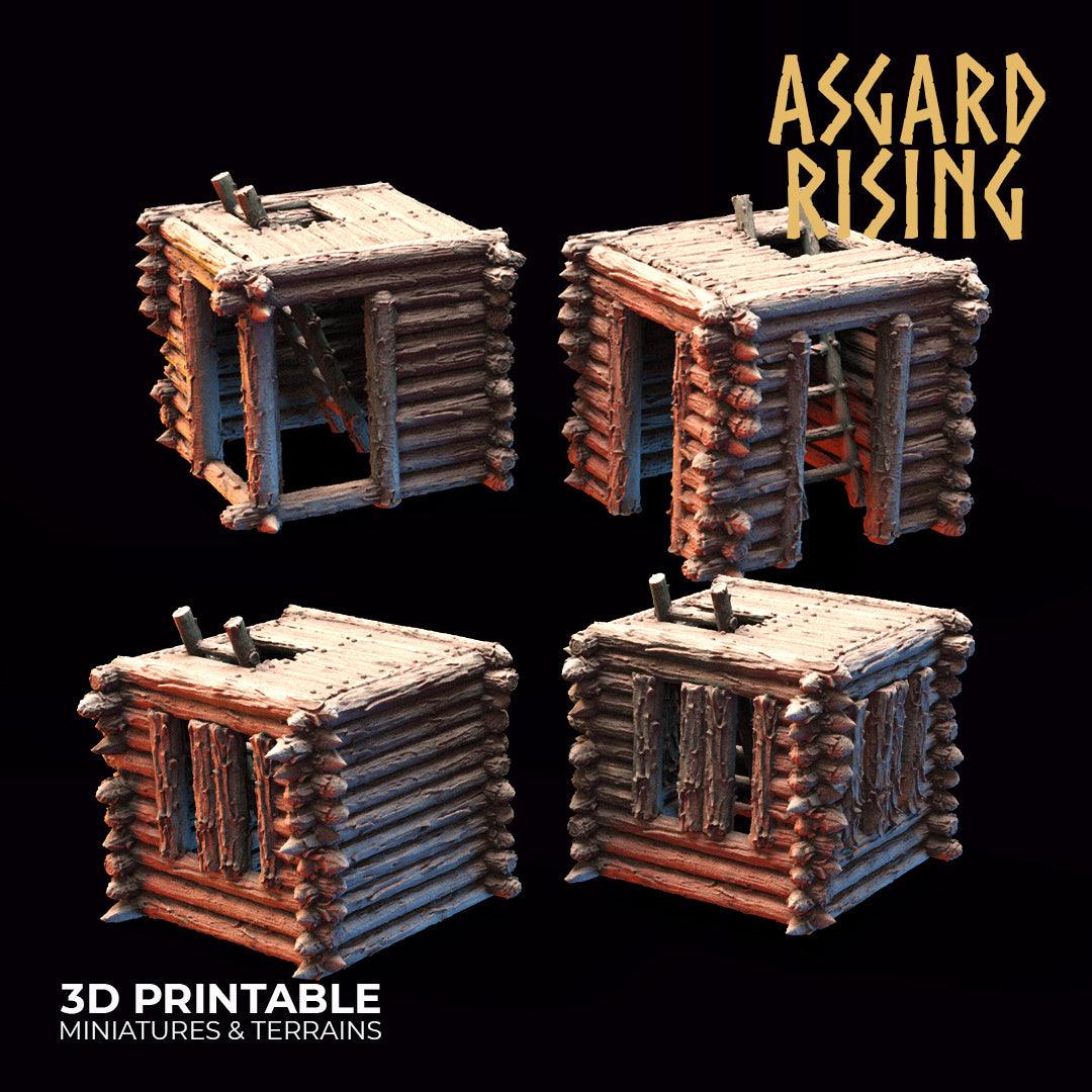 3D Printed Asgard Rising Watchtower 28mm - 32mm Ragnarok D&D - 3D Printing Boss 