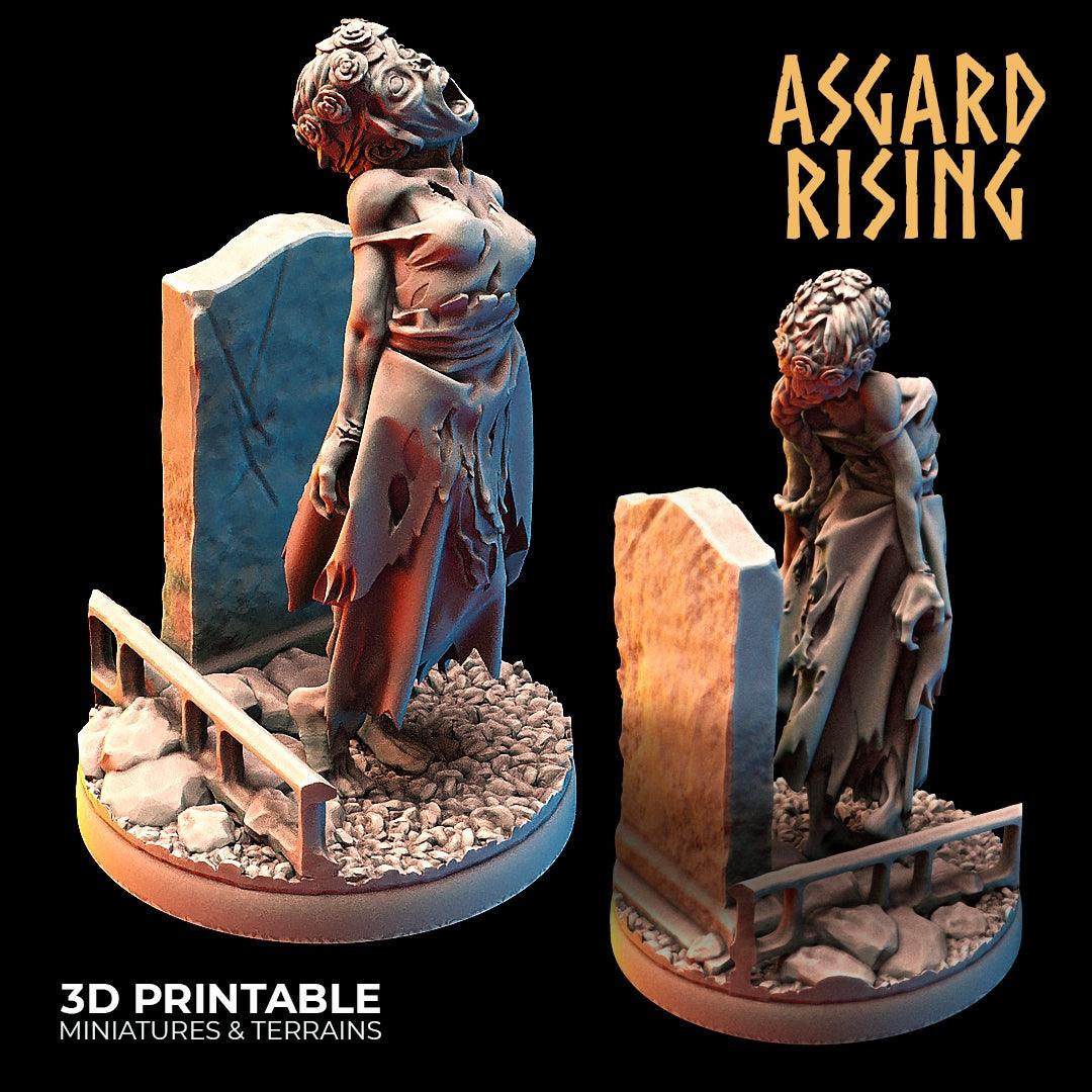 3D Printed Asgard Rising Zombies Undead Set 28mm - 32mm - 3D Printing Boss 