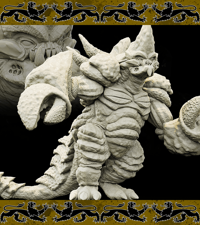 3D Printed Bestiary Vol. 4 Nafarrate - Abyszylla Aberration 32mm Ragnarok D&D - 3D Printing Boss 