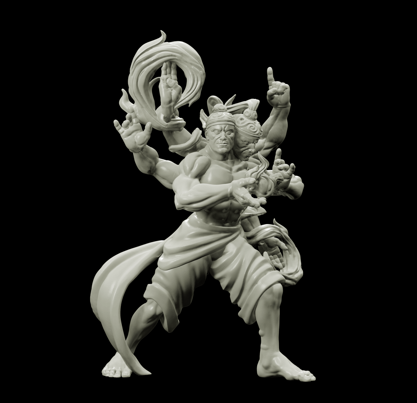 3D Printed Bestiary Vol. 4 Nafarrate - Agni Vedalken 32mm Ragnarok D&D - 3D Printing Boss 