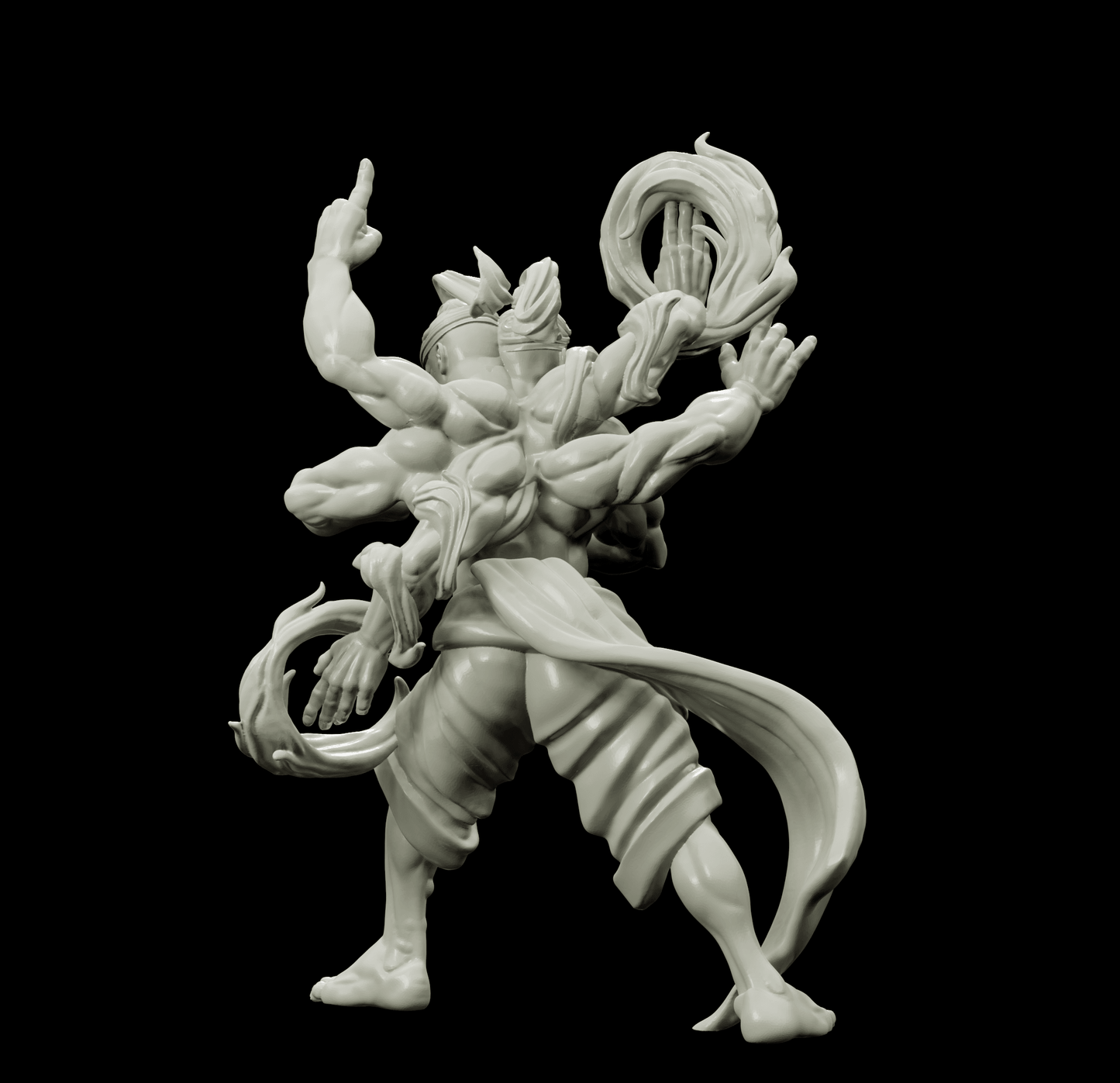 3D Printed Bestiary Vol. 4 Nafarrate - Agni Vedalken 32mm Ragnarok D&D - 3D Printing Boss 