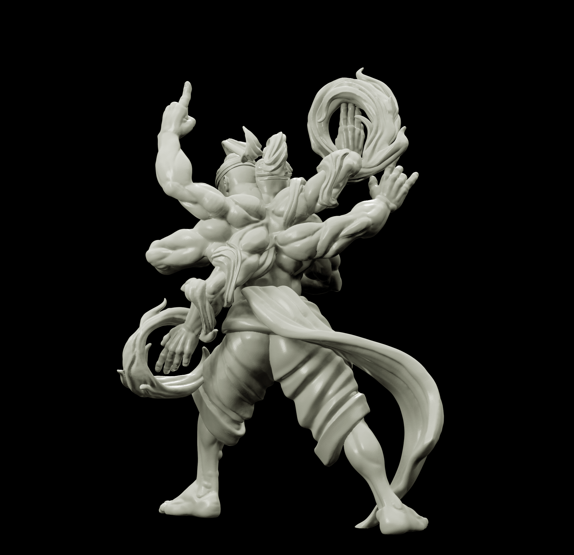3D Printed Bestiary Vol. 4 Nafarrate - Agni Vedalken 32mm Ragnarok D&D - 3D Printing Boss 