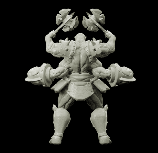 3D Printed Bestiary Vol. 4 Nafarrate - Al'Goleth Demon Fiend 32mm Ragnarok D&D - 3D Printing Boss 