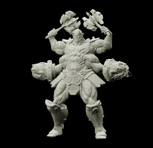3D Printed Bestiary Vol. 4 Nafarrate - Al'Goleth Demon Fiend 32mm Ragnarok D&D - 3D Printing Boss 