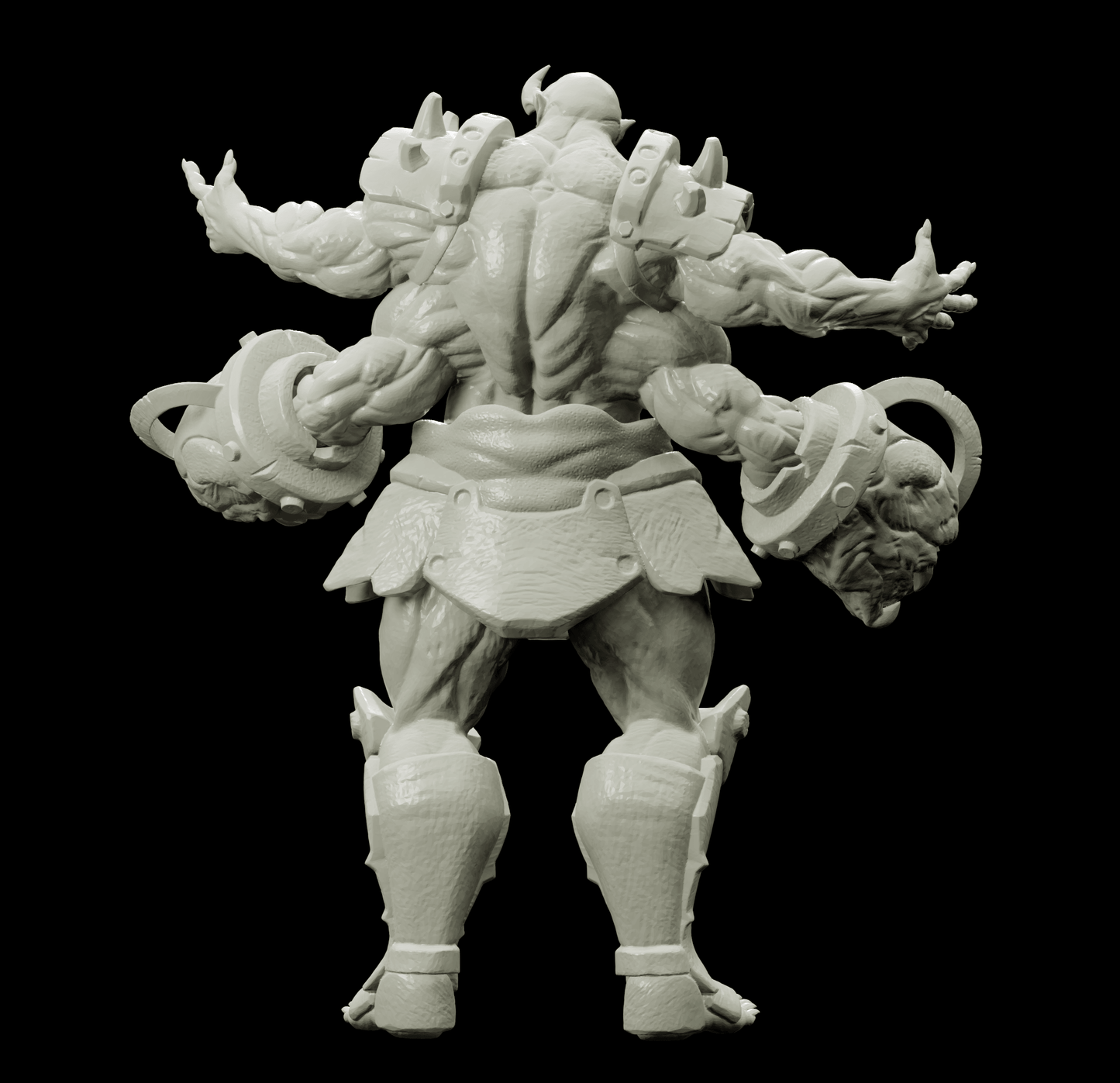 3D Printed Bestiary Vol. 4 Nafarrate - Al'Goleth Demon Fiend 32mm Ragnarok D&D - 3D Printing Boss 