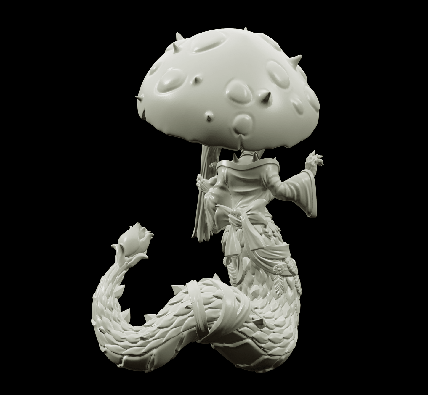 3D Printed Bestiary Vol. 4 Nafarrate - Aldoris Forest Spirit 32mm Ragnarok D&D - 3D Printing Boss 