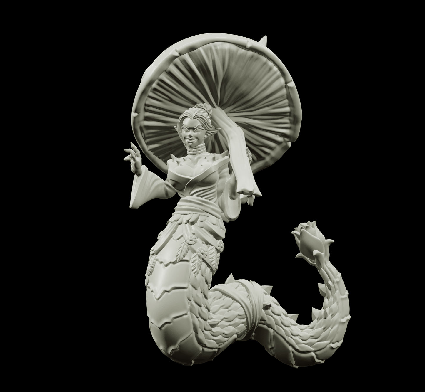3D Printed Bestiary Vol. 4 Nafarrate - Aldoris Forest Spirit 32mm Ragnarok D&D - 3D Printing Boss 
