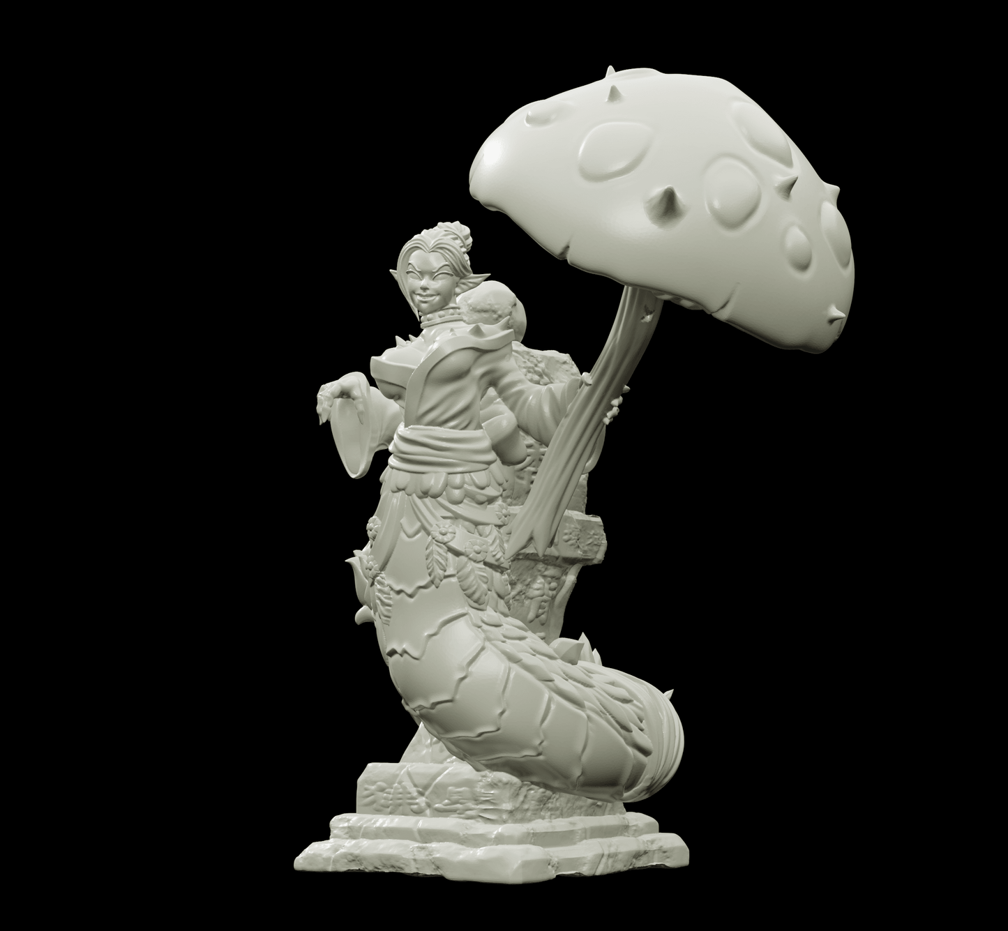 3D Printed Bestiary Vol. 4 Nafarrate - Aldoris Forest Spirit 32mm Ragnarok D&D - 3D Printing Boss 