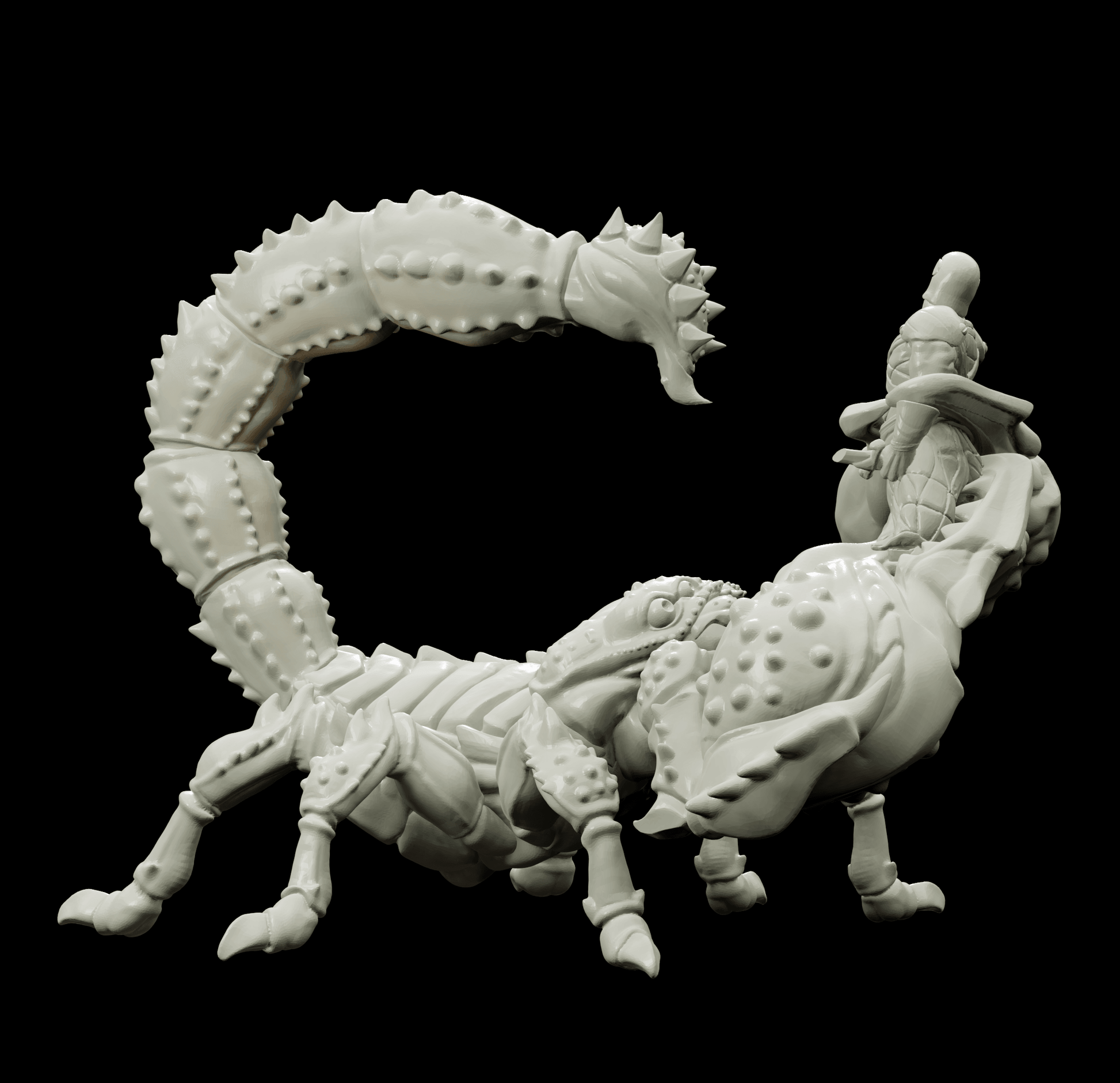 3D Printed Bestiary Vol. 4 Nafarrate - Astrakon Scorpion 32mm Ragnarok D&D - 3D Printing Boss 
