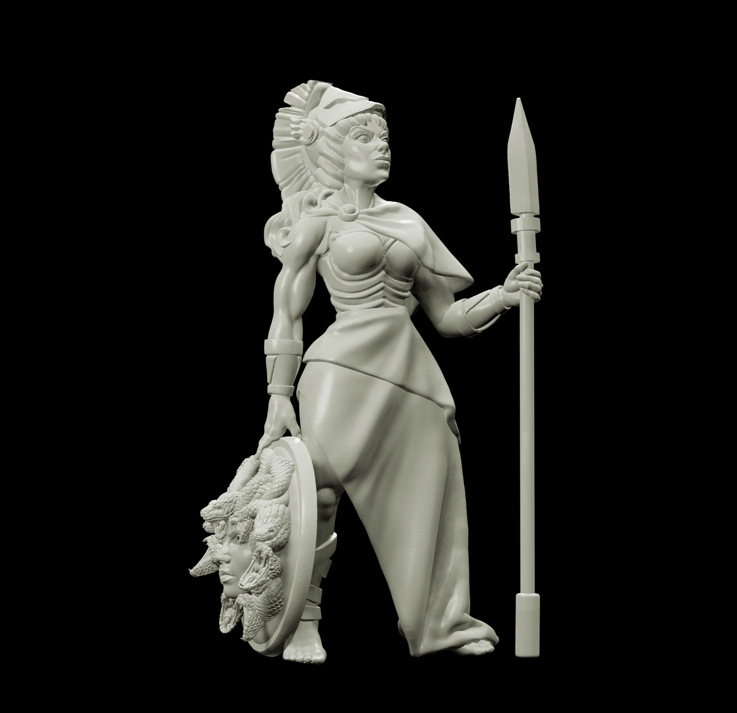3D Printed Bestiary Vol. 4 Nafarrate - Athena 32mm Ragnarok D&D - 3D Printing Boss 